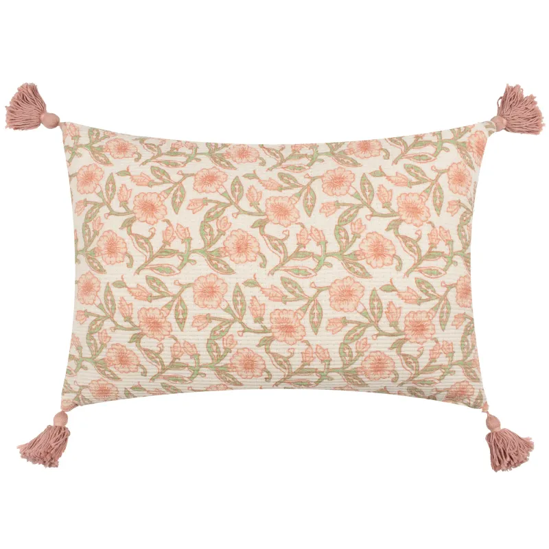 Delphine Printed Cotton Cushion