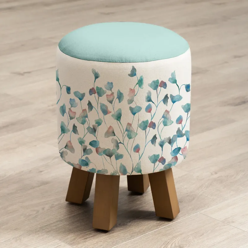 Cala Monty Round Footstool Marine