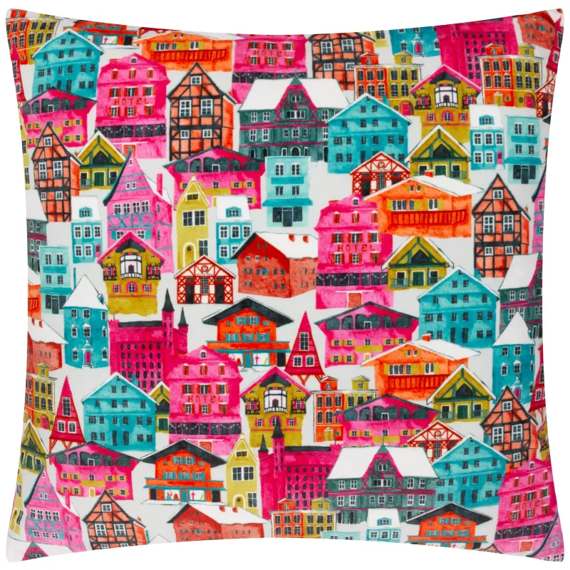 Aspen Velvet Cushion Multicolour
