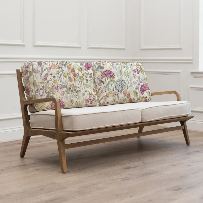 Hedgerow Printed Idris 2 Seater Settee Lotus