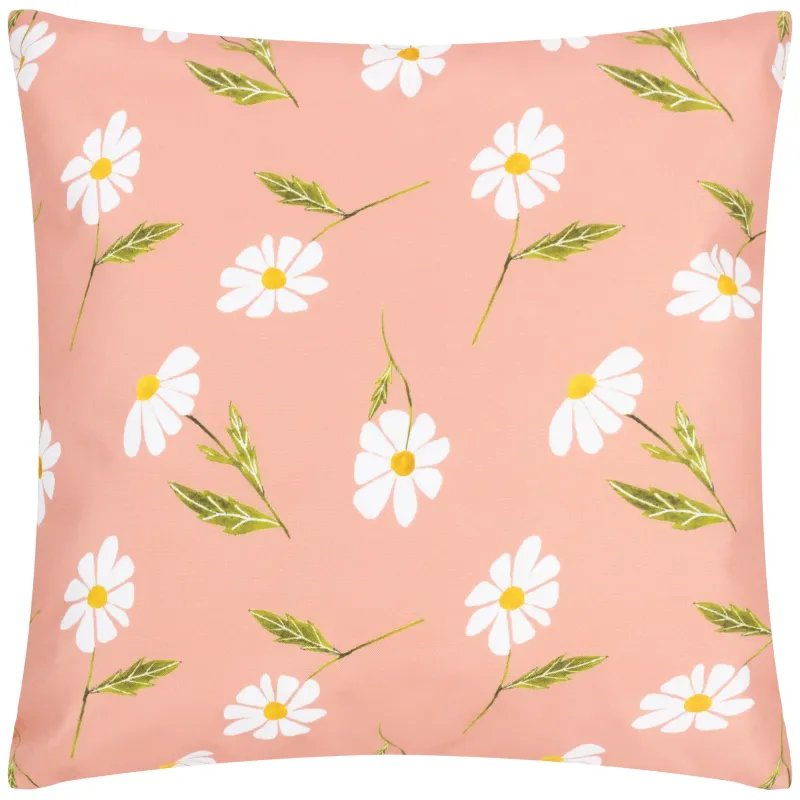 Daisies Floral Reversible Outdoor Cushion