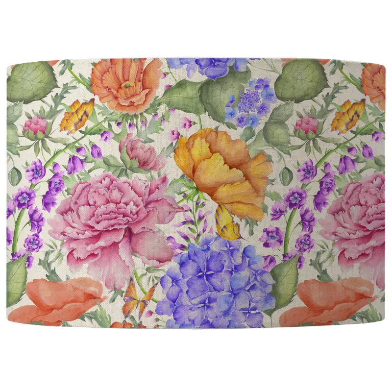 Idalia Eva Printed Lamp Shade Fuschia