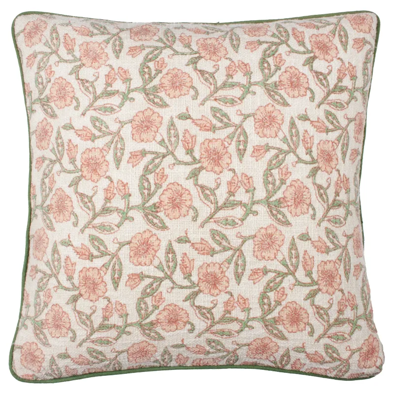 Delphine Printed Cotton Cushion