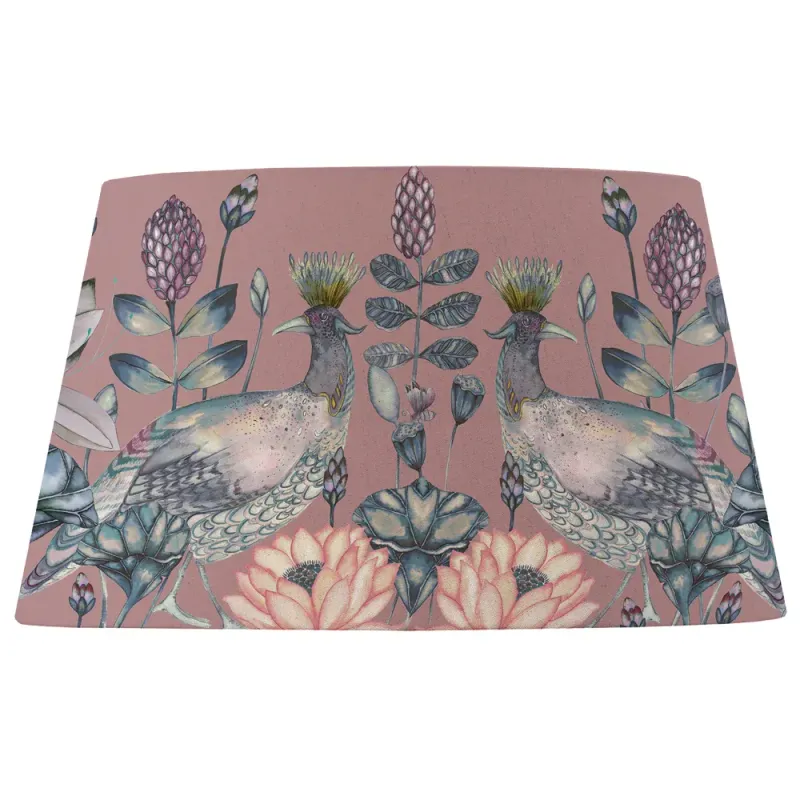 Ahura Quintus Taper Lamp Shade Mauve