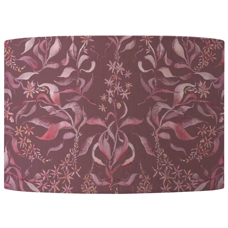 Hettie Eva Printed Lamp Shade Ruby
