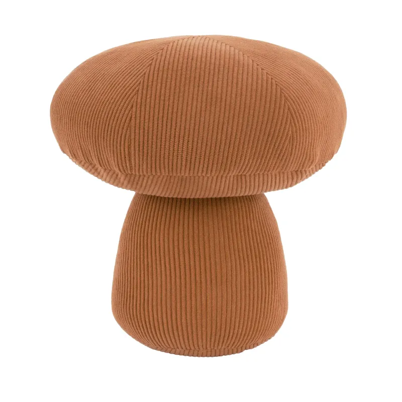 Cord Mushroom Door Stop Large Rust