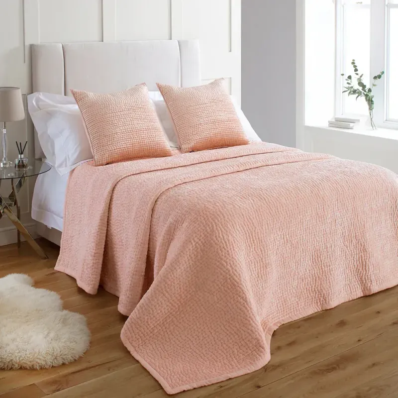 Brooklands Bedspread Blush