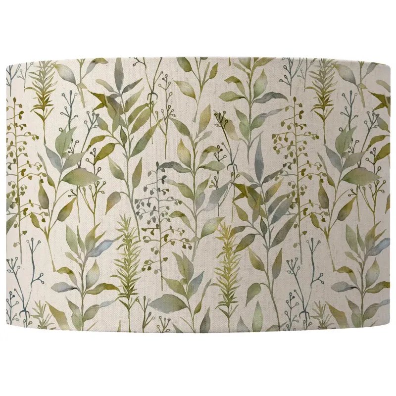 Aberduna Eva Printed Lamp Shade Green