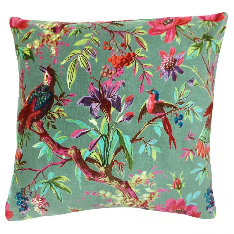 Paradise Velvet Cushion Mineral