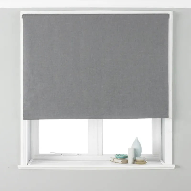 Twilight Thermal Blackout Roller Blind Silver