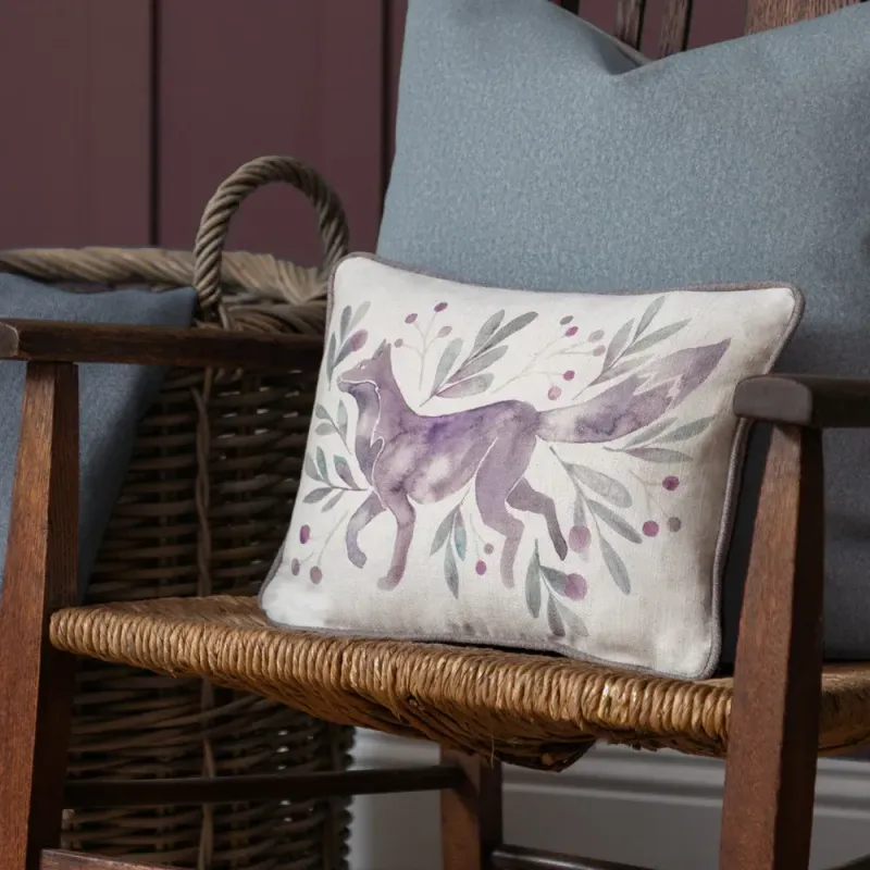 Nishiki Printed Cushion Violet