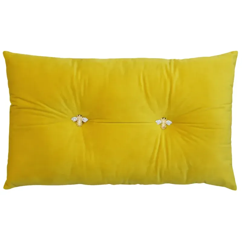 Bumble Bee Velvet Cushion 7 Colours