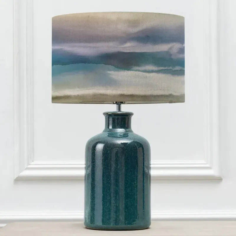 Fjord Eva & Elspeth Complete Table Lamp Aqua/Loch