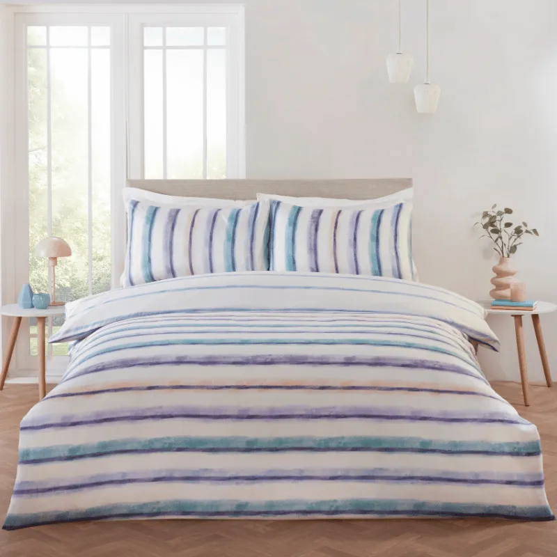 Luxury So Soft Easy Care Duvet Set Horizon Blue