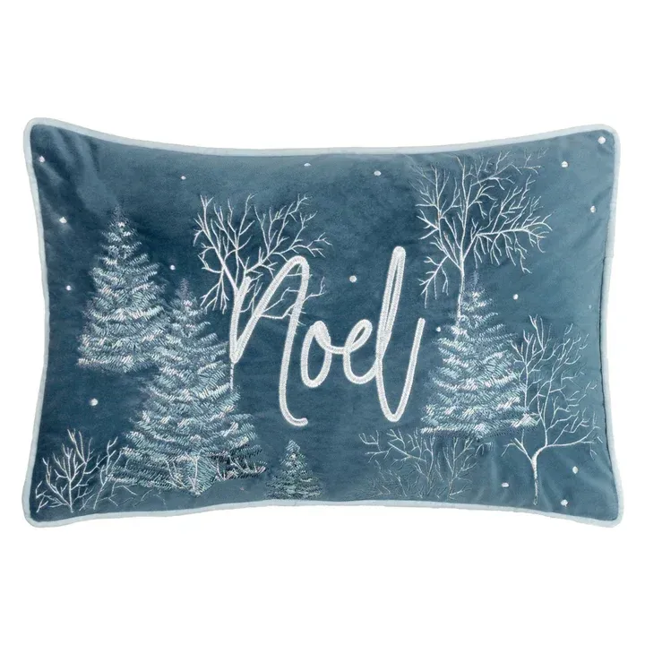 Arcticus Arctic Animal Rectangular Cushion Blue