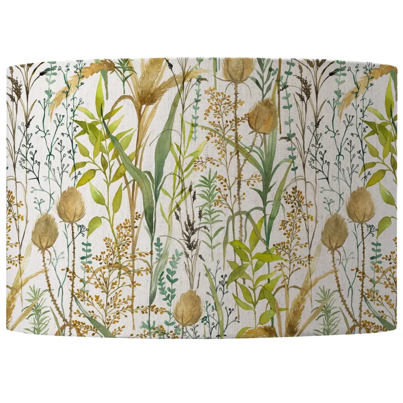 Lydiard Eva Printed Lamp Shade Linen