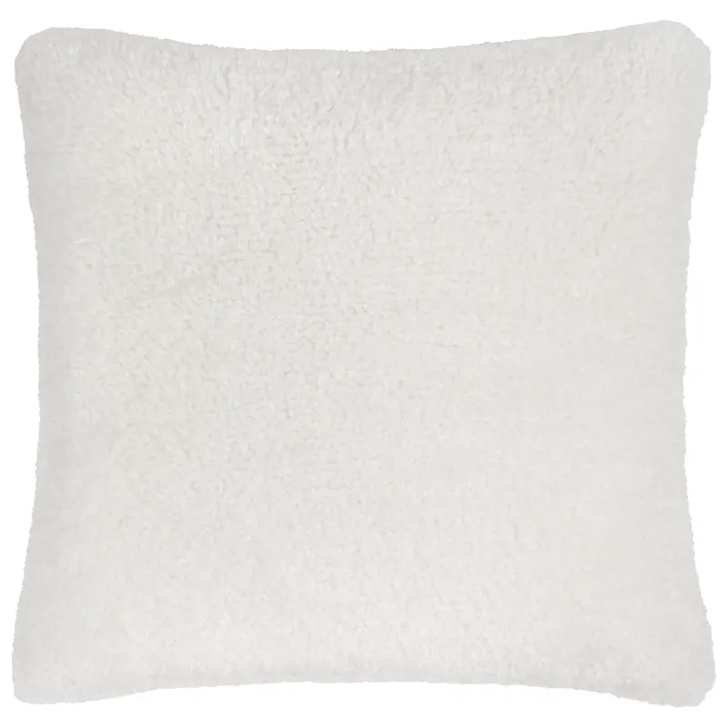 Olann Faux Shearling Cushion Ecru