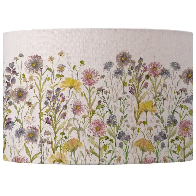 Medmerry Eva Printed Lamp Shade Linen