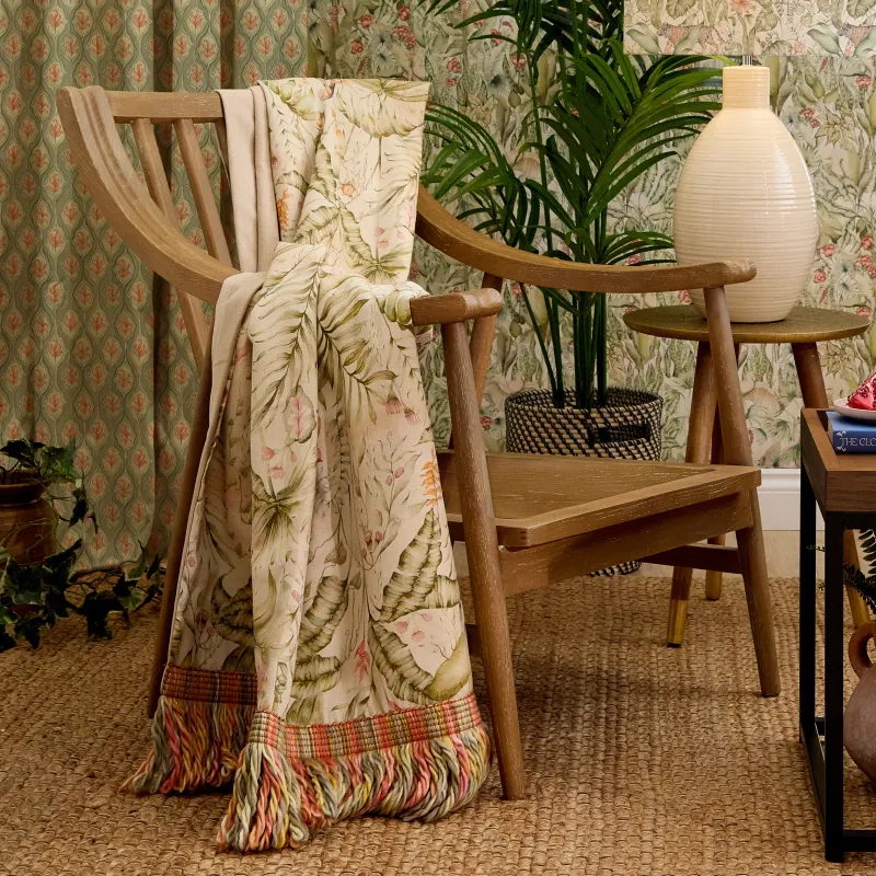 Tropical Utopia Throw Lotus