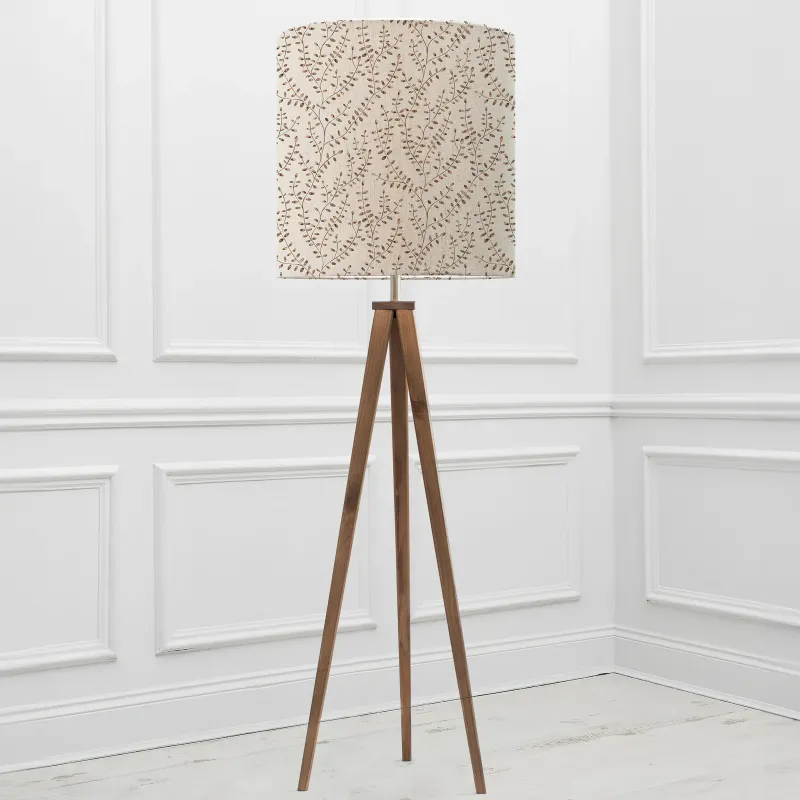 Eden Anna & Aratus Complete Floor Lamp Nut/Sienna