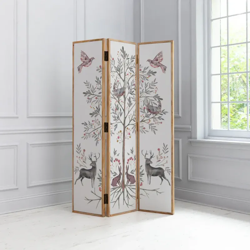 Katsura Solid Wood Room Divider Mulberry