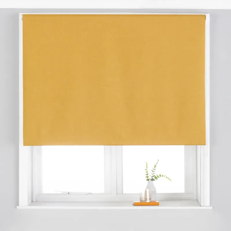 Twilight Thermal Blackout Roller Blind Ochre
