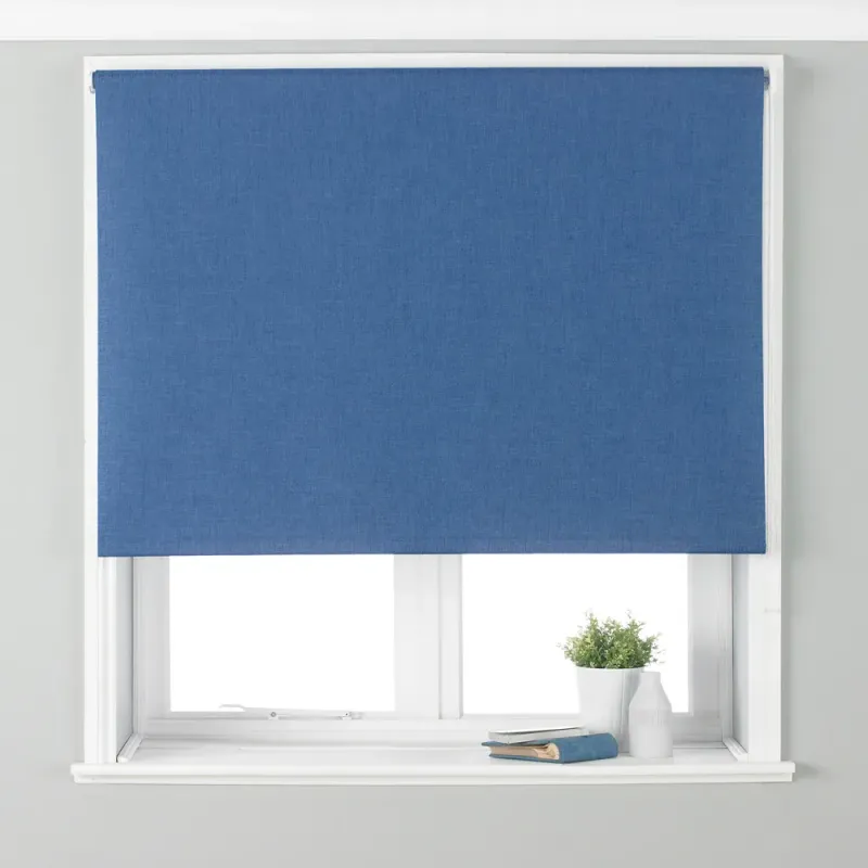 Twilight Thermal Blackout Roller Blind Denim