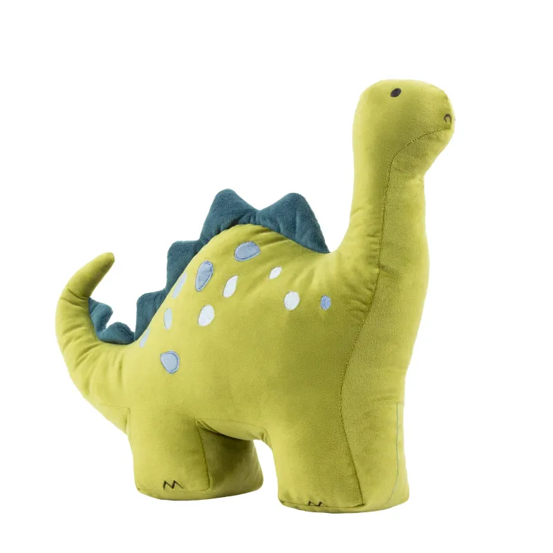 Dino Kids Novelty Cushion Green