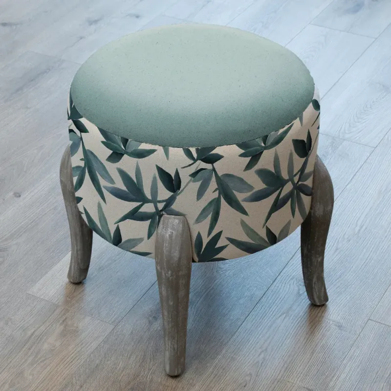 Silverwood Printed Finn Footstool River