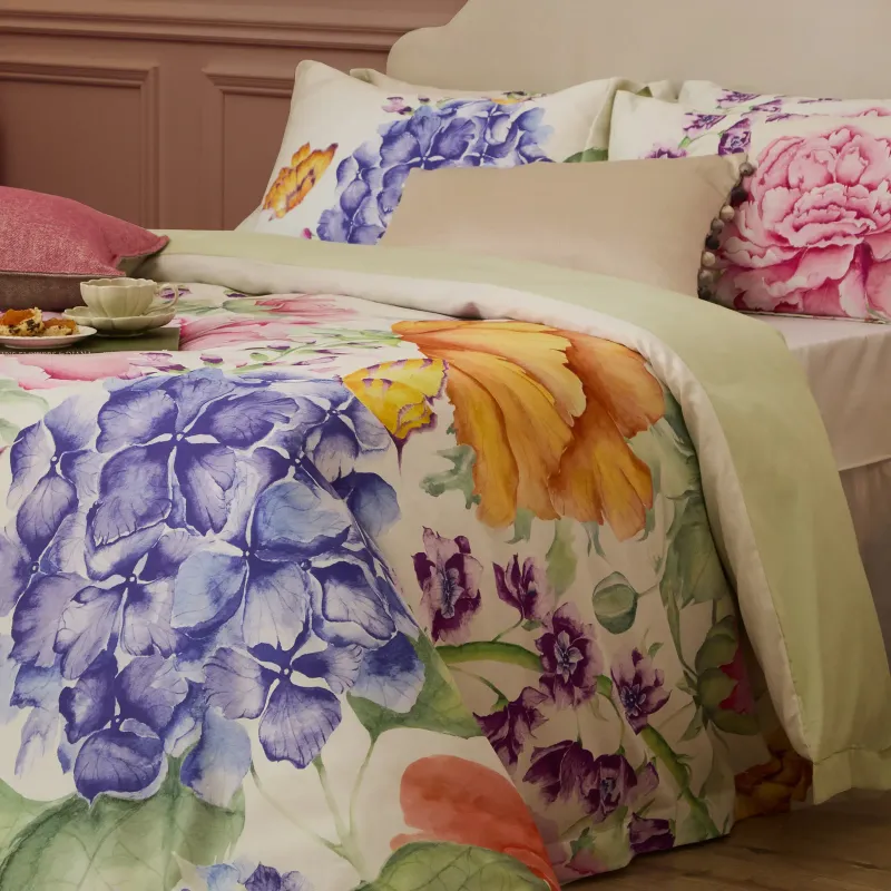 Idalia Printed Duvet Cover Set Multicolour