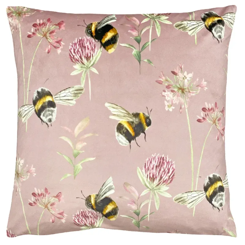 Country Bee Garden Cushion Heather