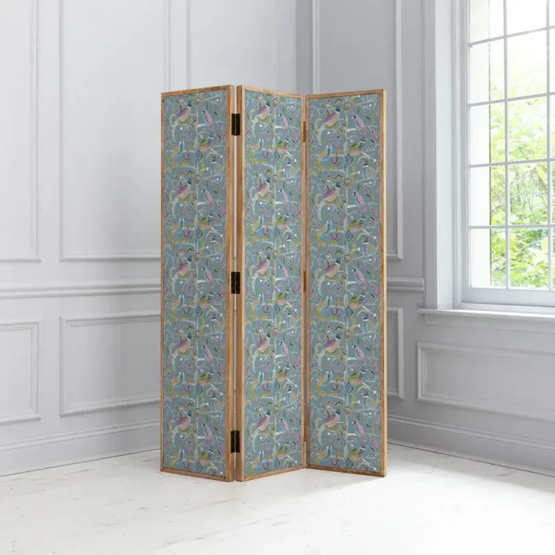 Lossie Solid Wood Room Divider Mineral