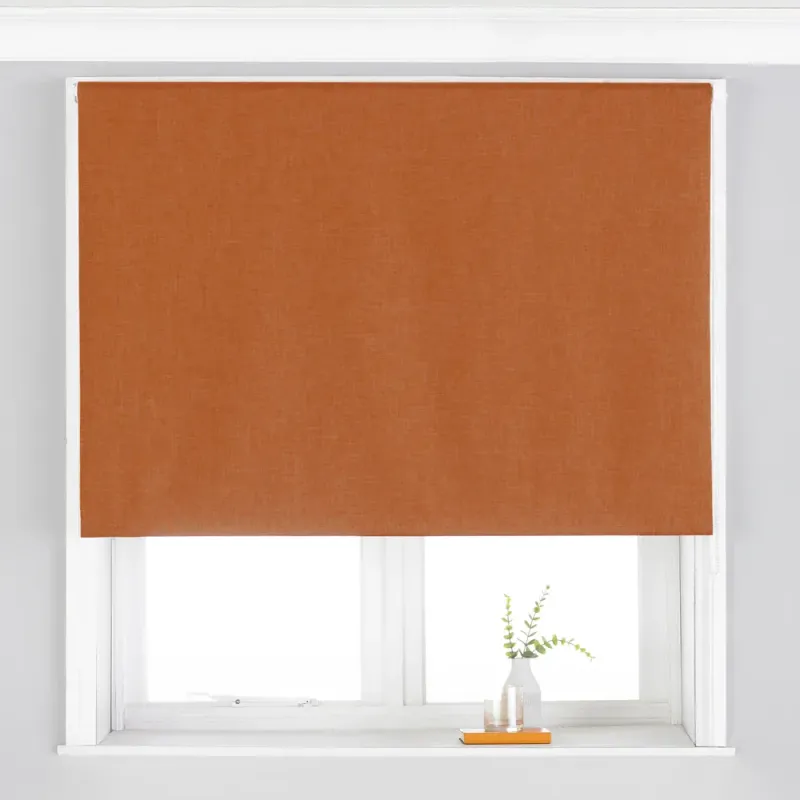 Twilight Thermal Blackout Roller Blind Burnt Orange