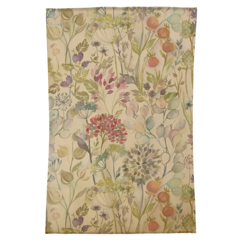 Country Hedgerow Printed Wool Rug Pink