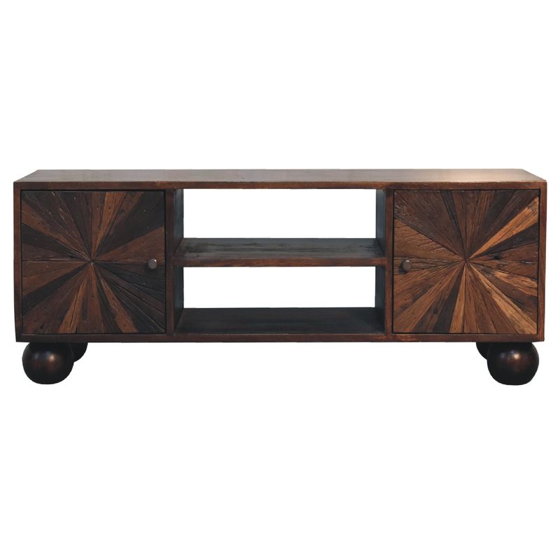 Sunrise Ball Walnut Tv Unit