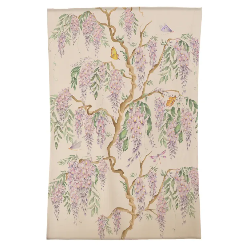 Mariposa Meadows Printed Rug Mauve