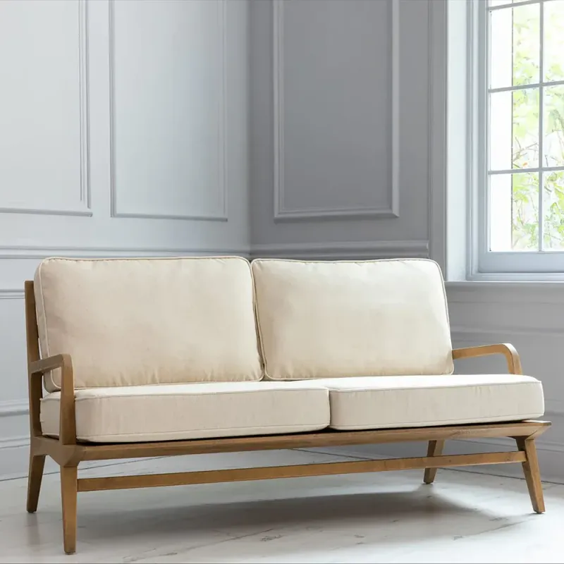 Idris 2-Seater Settee Warmwood