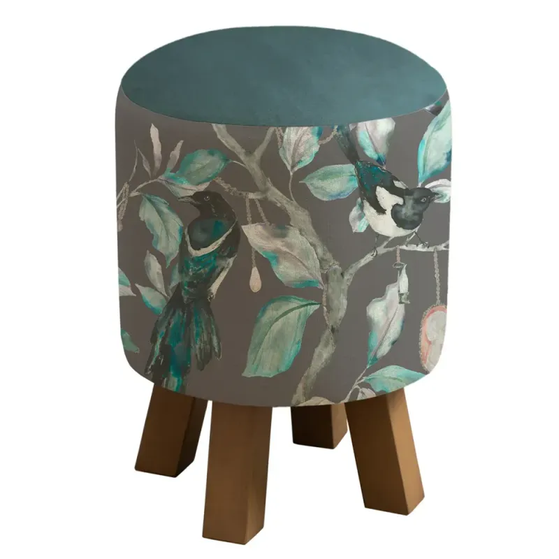Collector Monty Round Footstool