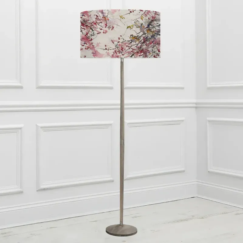 Brushwood Eva & Solensis Complete Floor Lamp Grey/Blossom