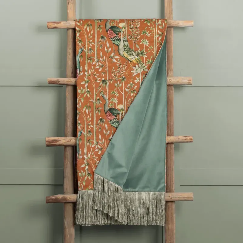 Bennu Printed Throw Rust