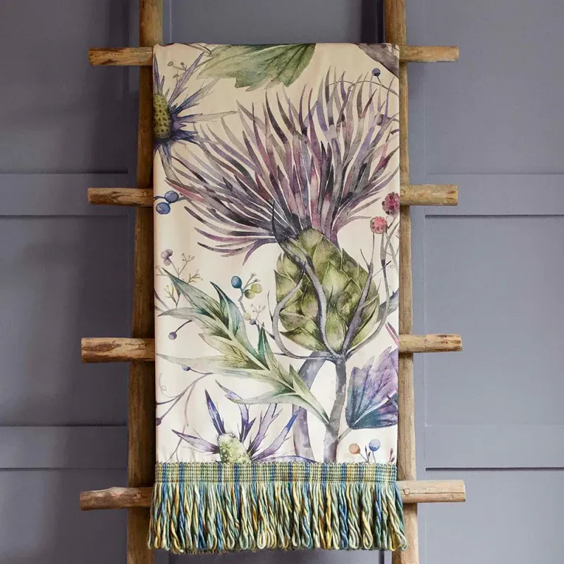 Elysium Velvet Throw Violet