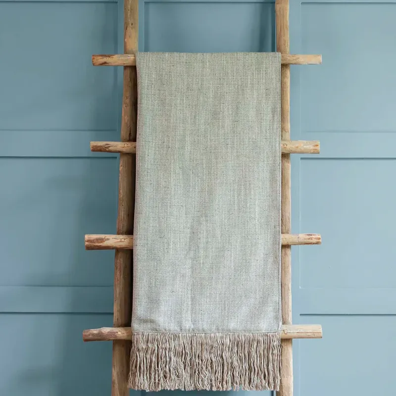 Jedburgh Chevron Throw Teal