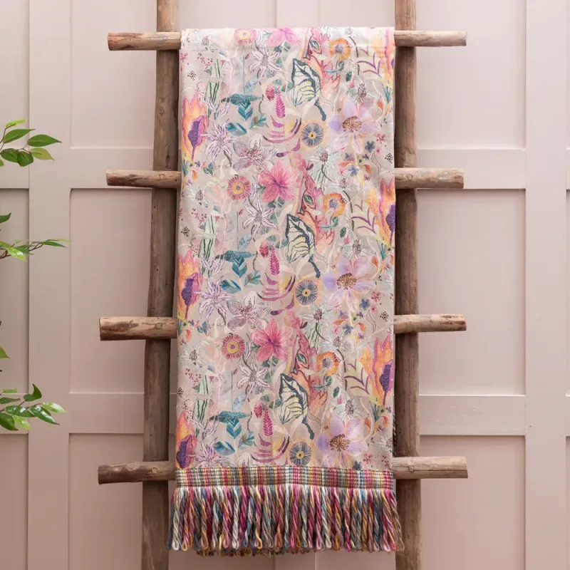 Primrose Printed Throw Haze