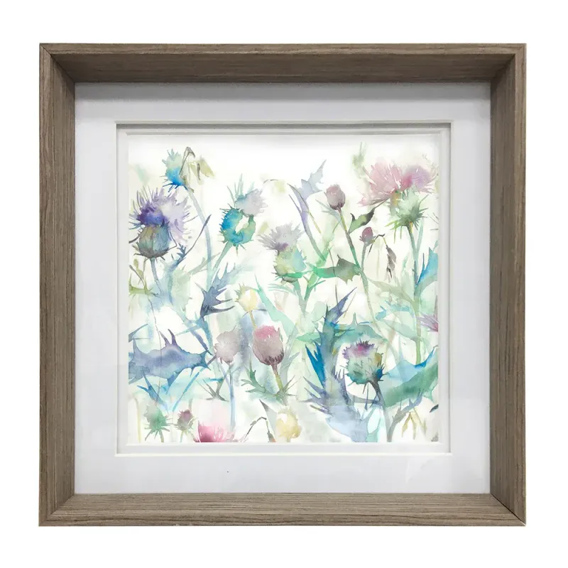 Cirsium Framed Print Nut