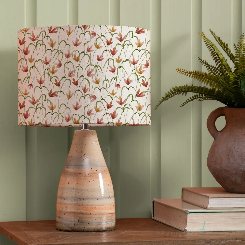 Fresia Eva & Japura Complete Table Lamp Linen