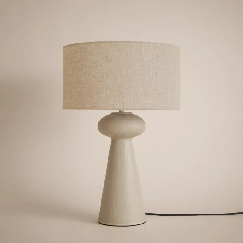 Helston Wired Table Lamp Sandstone