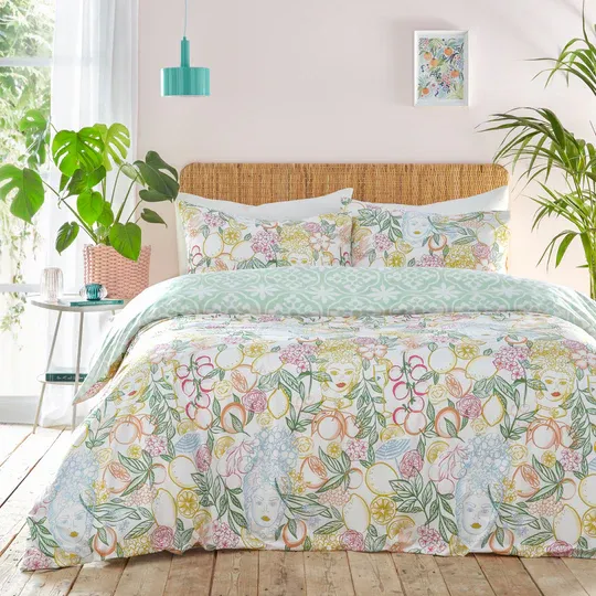 Taormina Floral Duvet Cover Set Multicolour