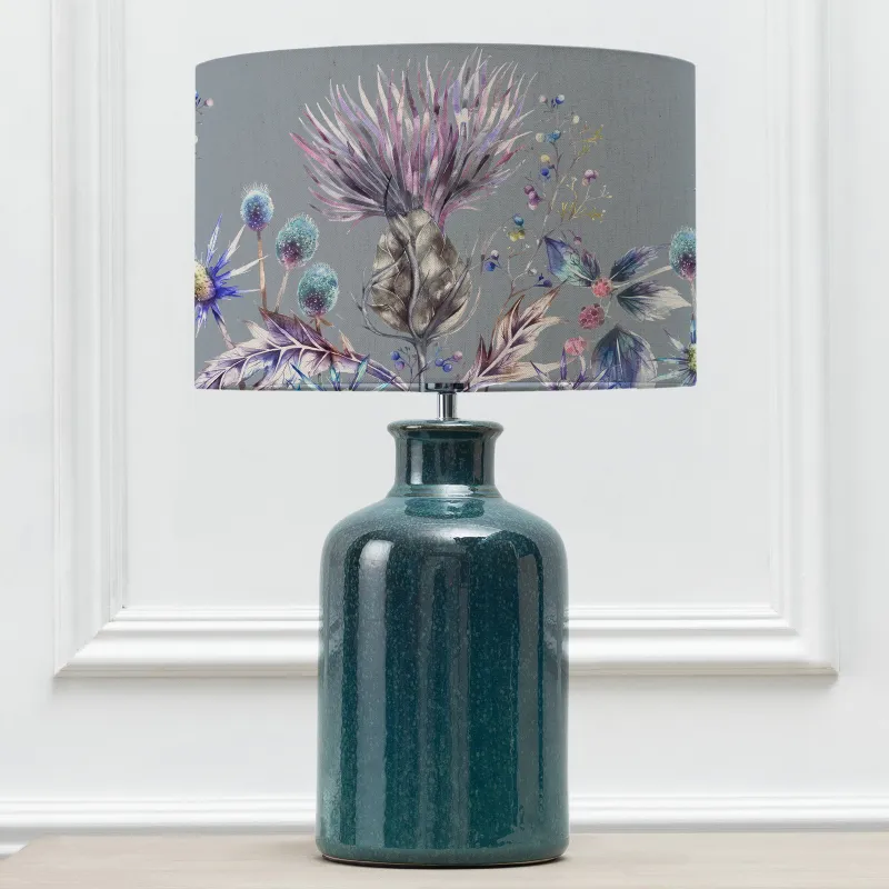 Elysium Eva & Elspeth Complete Table Lamp Aqua/Sapphire