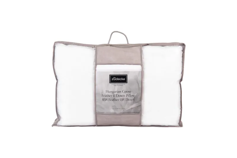Die Zudecke Hungarian Goose Feather & Down Pillow Collection