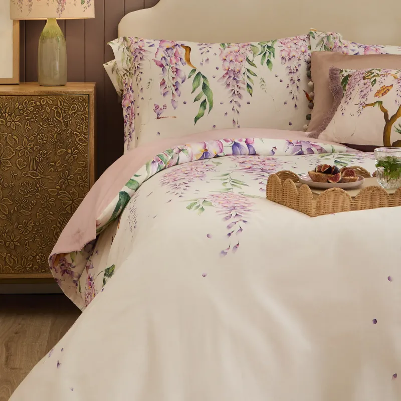 Mariposa Printed Duvet Cover Set Purple